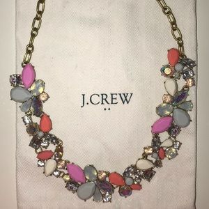 J. Crew Mixed Stones Statement Necklace
